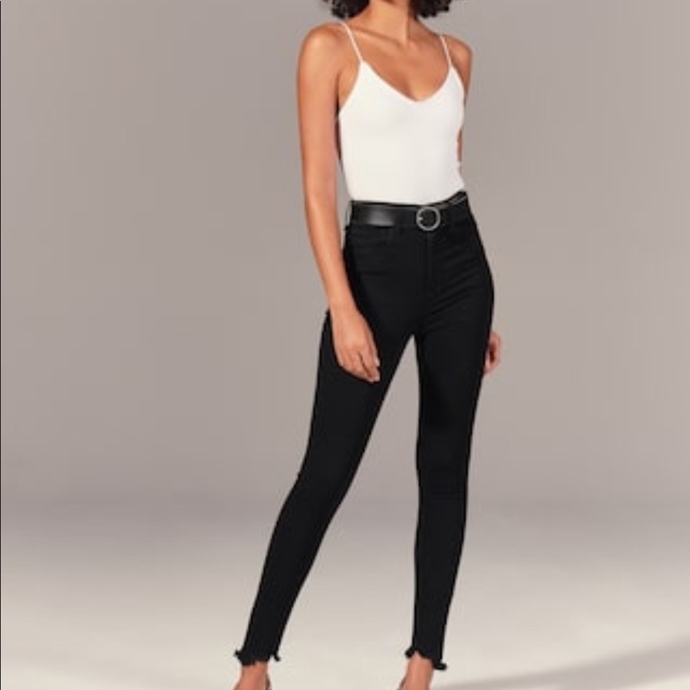 Abercrombie ultra high rise super skinny Jean